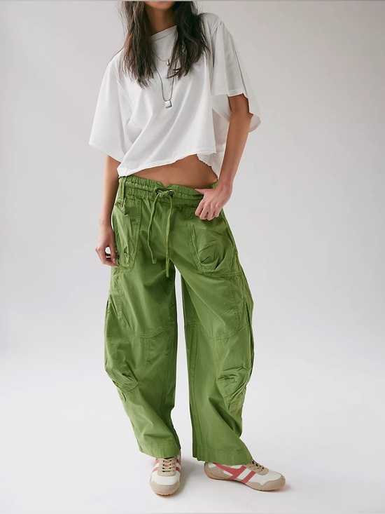 Free People Pants - Free people We The Free Onset Pull-On Cargo Pants calla green